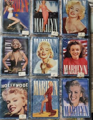 9 Marilyn Monroe Cards 1-9!