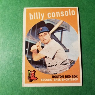 1959 - TOPPS BASEBALL CARD NO. 112 - BILLY CONSOLO  - RED SOX