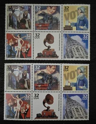 Twelve Mint .32 US Postage Stamps