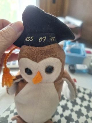 Wise the wise old owl Ty Beanie