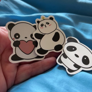 Panda bear stickers 
