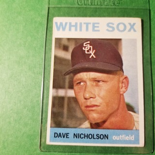 1964 - TOPPS BASEBALL CARD NO. 31 - DAVE NICHOLSON - WHITE SOX - EXMT+