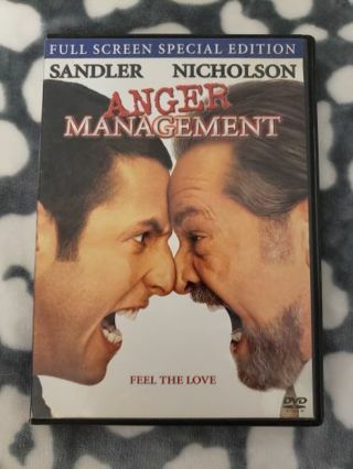 Dvd... Anger Management.. Adam Sandler. Jack Nicholson