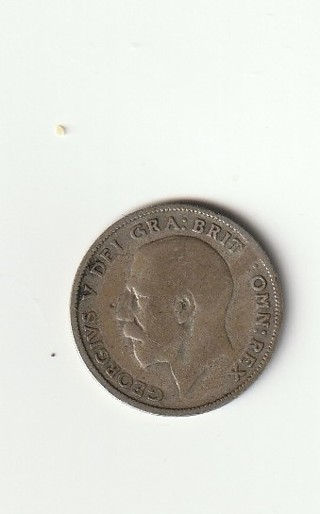 British Six Pence Coin 1924