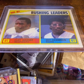 1984 topps 1983 rushing ldrs football card 