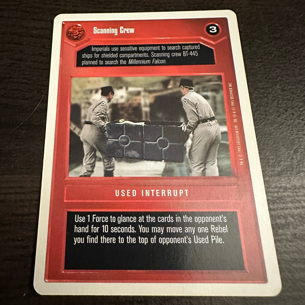 FREE: Scanning crew