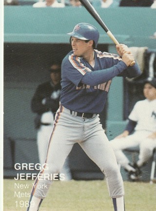 1989 Pacific Cards & Comics Rookies Superstars Two #5 Gregg Jefferies (RC)