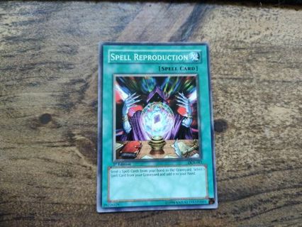 Yu-Gi-Oh Card 1st Edition Spell Reproduction