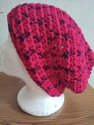 Hand Crocheted Slouch Hat 