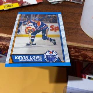 1989 o pee chee Kevin Lowe hockey card 