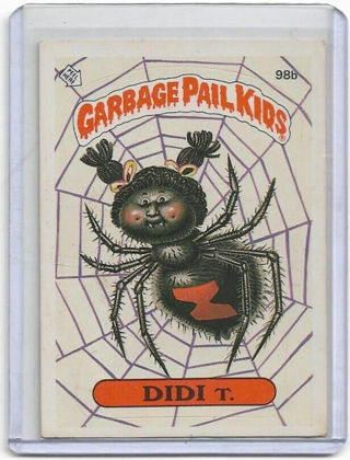 1986 TOPPS GARBAGE PAIL KIDS DIDI T. CARD