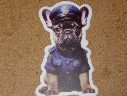 Dog New Cute one vinyl sticker no refunds regular mail only Very nice quality!
