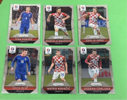 2016 Panini Prizm euro soccer lot