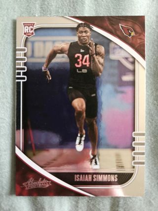 2020 Panini Absolute Rookie Isaiah Simmons