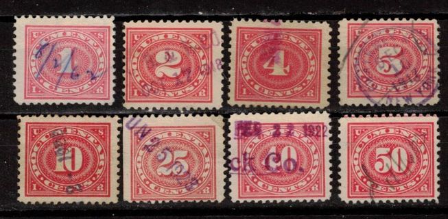 US Revenue Stamps, 1917