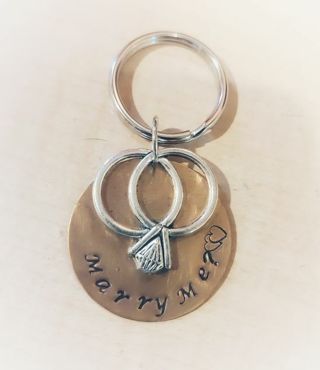 "Marry Me?" Keychain