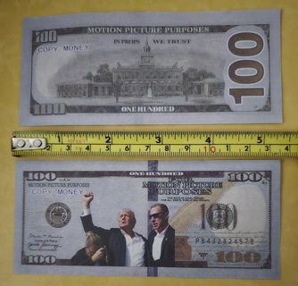 One Trump Fight Novelty $100 Dollar Bill