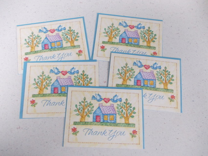 THANK YOU Note Cards with Envelopes Qty. 5