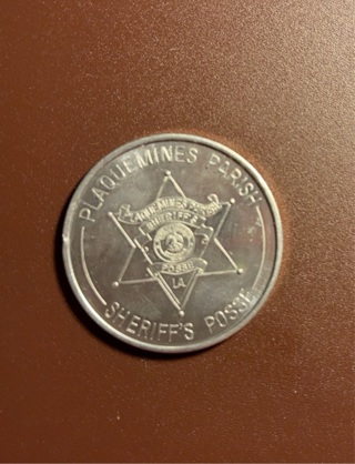Vintage Uncirculated 1975 Law Enforcement Sheriff Posse Token Coin