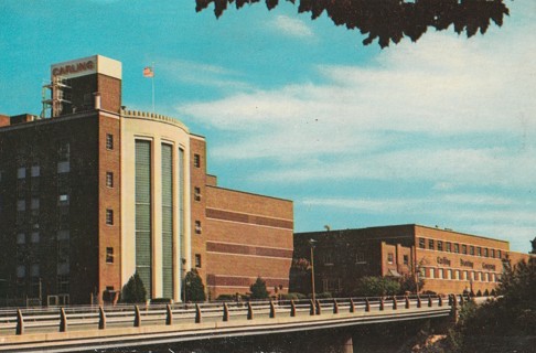 Vintage Unused Postcard: c: Carling Brewing CO, Frankenmuth, MI