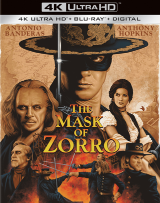 The Mask of Zorro (Digital 4K UHD Download Code Only) *Antonio Banderas* *Catherine Zeta-Jones*