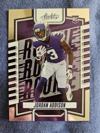 2023 Panini Absolute Blue Rookie Jordan Addison