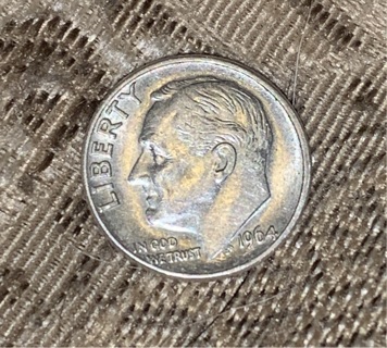 1964 D Dime 