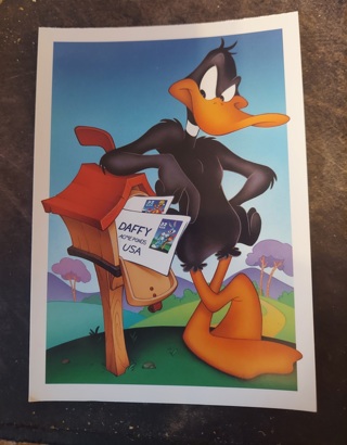Daffy Duck Postcard 