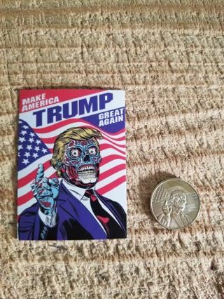 TRUMP-THEY LIVE RARE COIN AND CARD SET