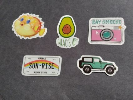 5 Vinyl Stickers Mini #2