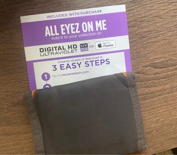 All eyez on me digital code 