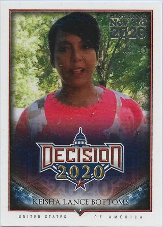 2020 Decision 2020 Election Day Stamped #497 Keisha Lance Bottoms 8/45