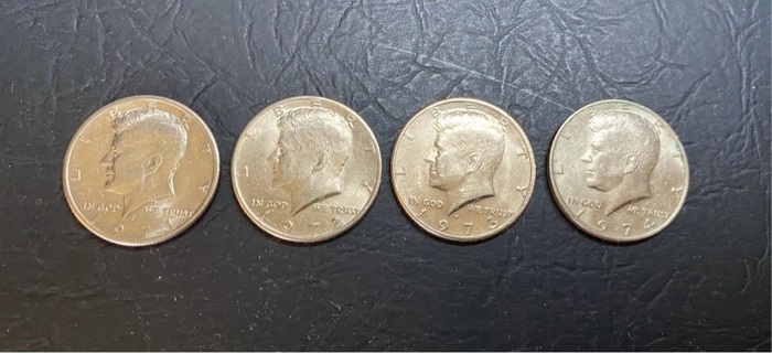 Vintage Half Dollar 50c Coins!