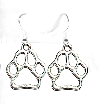 SP PUPPY PAW EARRINGS (PLEASE READ DESCRIPTION)