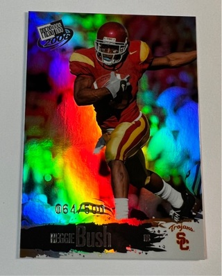 Reggie Bush ROOKIE Reflectors 064/500 RC USC Saints