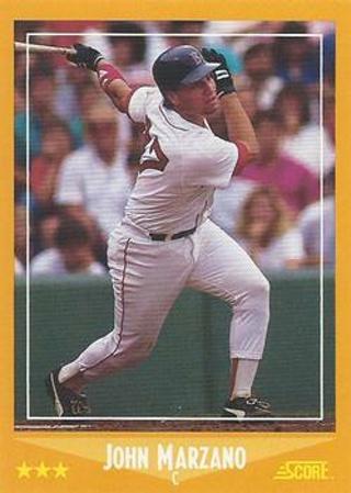 Tradingcard - 1988 Score #584 - John Marzano - Boston Red Sox