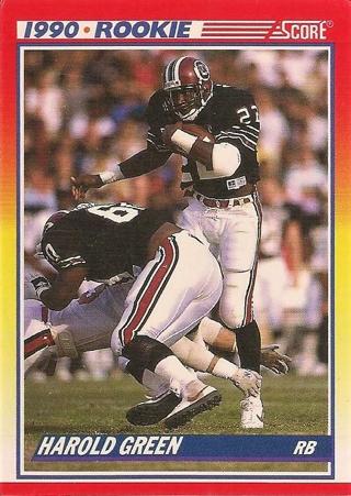 Tradingcard - 1990 Score #628 - Harold Green ROO, RC - South Carolina Gamecocks 