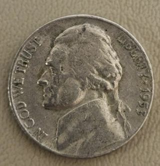 1953 D Jefferson Nickel