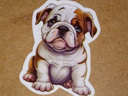 Dog Cute one new nice vinyl lab top sticker no refunds regular mail high quality!