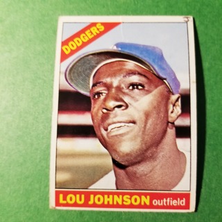 1966 - TOPPS BASEBALL CARD NO. 13 - LOU JOHNSON - DODGERS