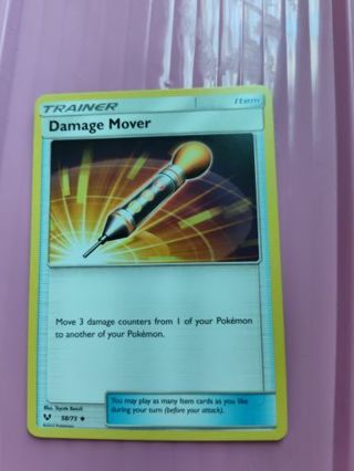 Trainer Damage Mover Pokemon Card