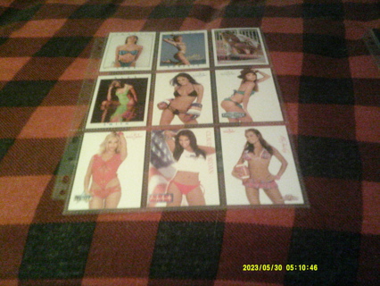 Sexy Pin up Girls Trading cards In Sleeves