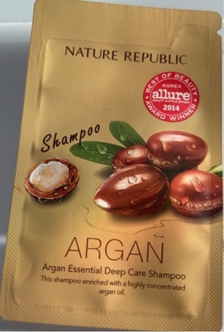 Nature Republic Argan shampoo Sample