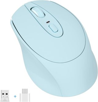 Blue Wireless Mouse