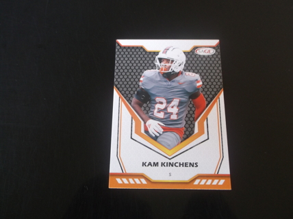 2024 Sage Hit High Series Kam Kinchens   card   # 174  Miami Hurricanes 