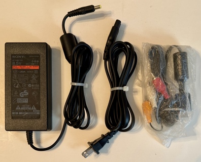 Sony Playstation 2 AC Power Adapter SCPH-70100 / AV Cable PS2 Bundle