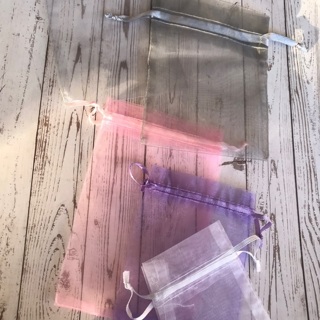 LAST ONES 5 Organza Bags, Free Mail 