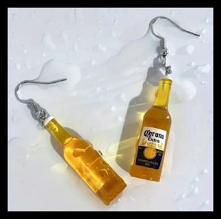 New! Corona Extra Beer Dangle Earrings