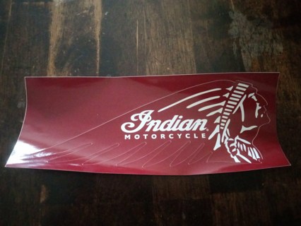 Indian Motorcycle War Bonnet Decal Sticker 8"