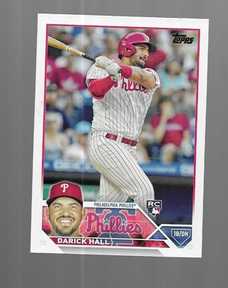 2023 TOPPS DARICK HALL ROOKIE #209